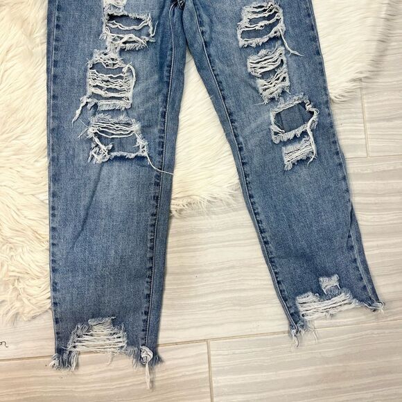 Insane Gene Distressed Straight Leg Jeans - Picture 10 of 16